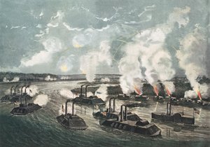 Bombardment and Capture of Island No.10 on the Mississippi River, 7th April 1862